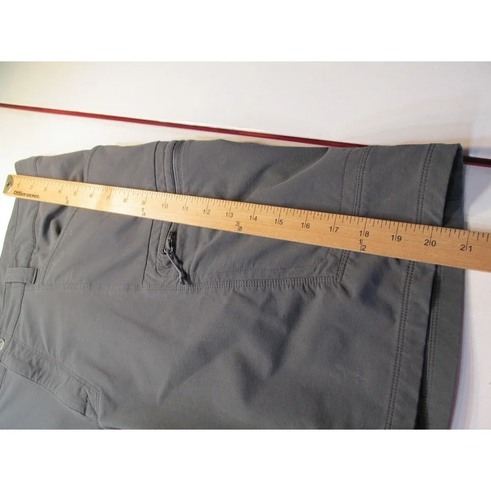 The North Face Mens 40 Gray Nylon Cargo Shorts Hiking Activewear Stretch
